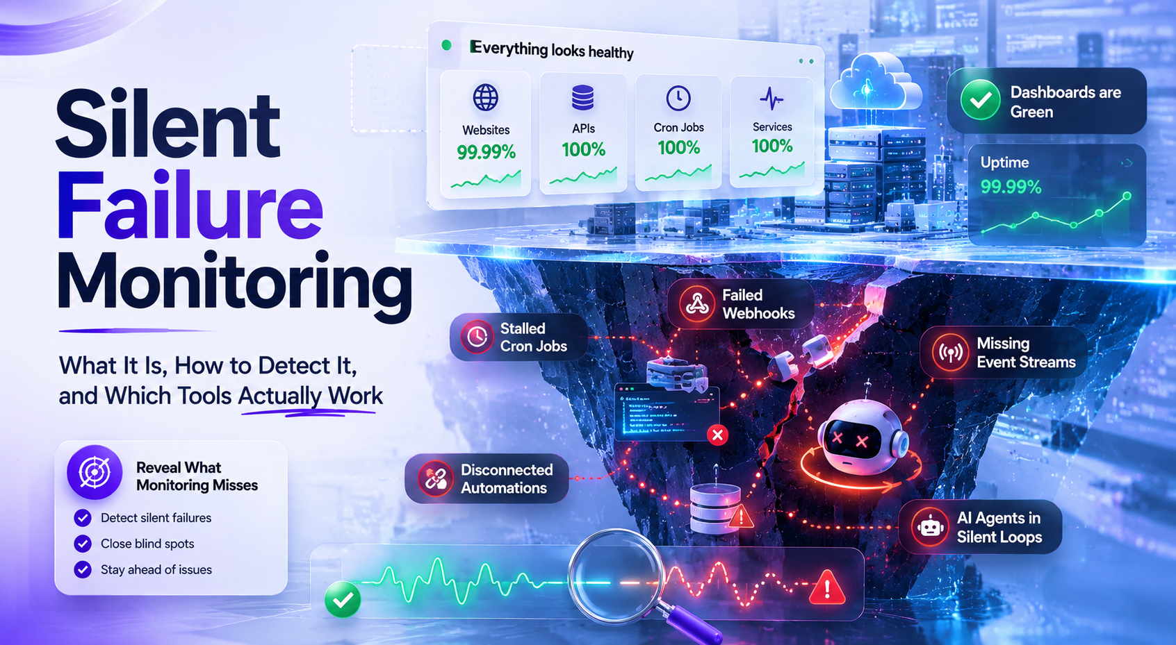 Silent Failure Monitoring: What It Is, How to Detect It, and Which Tools Actually Work